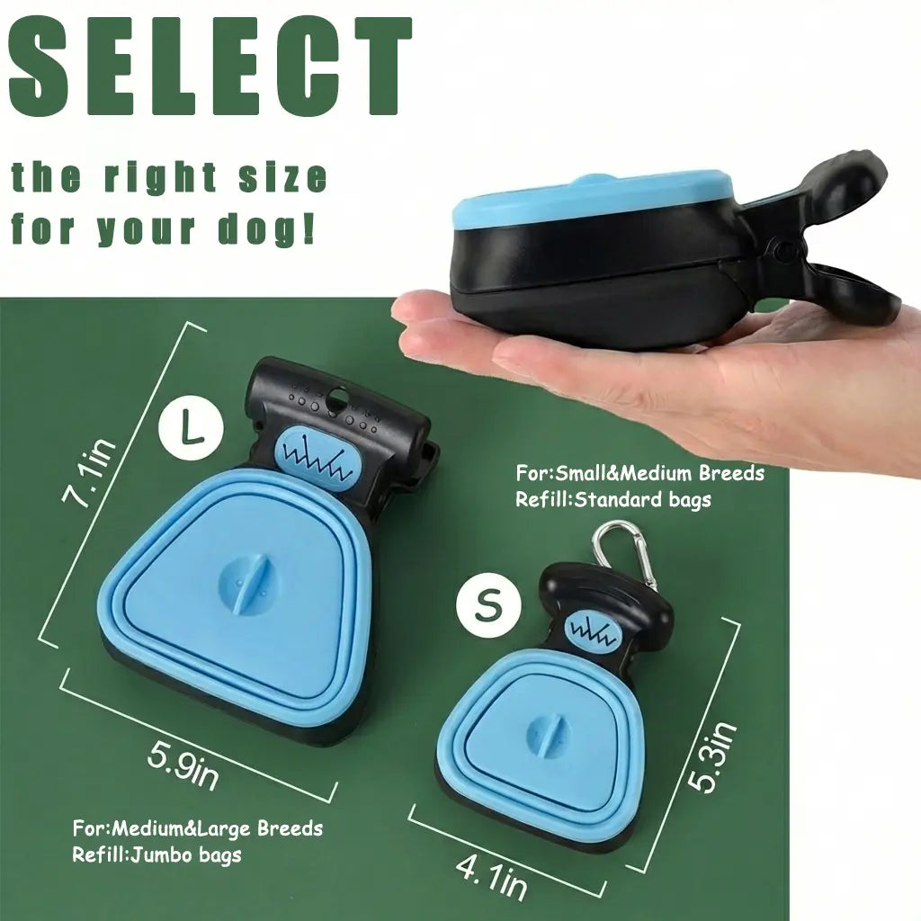 Ultimate Hands-Free Dog Pooper Scooper: Portable, No-Touch Waste Picker for Mess-Free Walks. Lightweight, Compact Design with Bag Dispenser & Leash Clip. Perfect for Yard, Travel & Daily Adventures. Keep Your Paws & Path Clean Effortlessly!