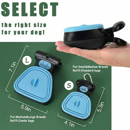 Ultimate Hands-Free Dog Pooper Scooper: Portable, No-Touch Waste Picker for Mess-Free Walks. Lightweight, Compact Design with Bag Dispenser & Leash Clip. Perfect for Yard, Travel & Daily Adventures. Keep Your Paws & Path Clean Effortlessly!