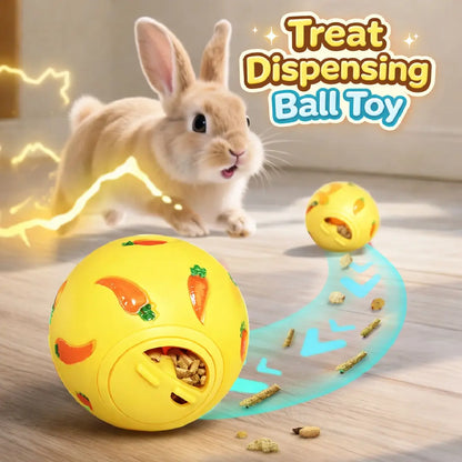 Interactive Rabbit Treat Dispenser Toy: Enriching Puzzle Feeder for Bunnies & Small Pets | Slow Feeding Brain Game for Healthier, Happier Rabbits & Guinea Pigs