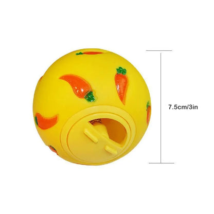 Interactive Rabbit Treat Dispenser Toy: Enriching Puzzle Feeder for Bunnies & Small Pets | Slow Feeding Brain Game for Healthier, Happier Rabbits & Guinea Pigs